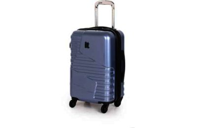 It Luggage Small 4 Wheel Expander Trolley Case - Denim